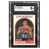 1989 David Robinson Rookie Hoops SGC 9