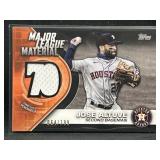 2021 Jose Altuve Topps Black #/199 Relic