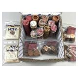 (800+) Copper Era Memorial 1c, Many Unc, 60s