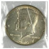 1967 JFK 40% Silver Half Dollar, US 50c Coin
