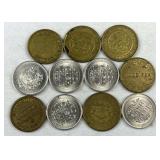 Retro Arcade Tokens Assortment