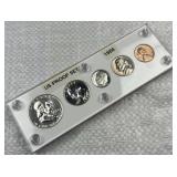 1956 Silver US Proof Coin Set, 90% Half, 25c, 10c