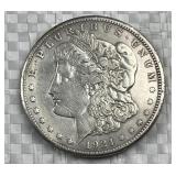 1921-S Morgan Silver Dollar, US $1 Coin