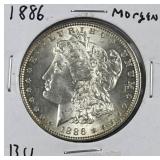1886 Morgan Silver Dollar, Quality BU