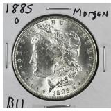 1885-O Morgan Silver Dollar, Quality BU