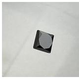 0.91 Carat Princess Cut Black Diamond