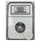 2002-S Silver Proof Mississippi 25c NGC PF69UC