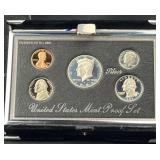 1995 Silver US Premier Proof Coin Set, 90%