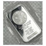 1oz Silver Sunshine Minting Bar .999 Fine BU