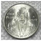 1979 Silver Mexico 100 Pesos Coin