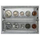 1964 US Unc. Silver Coin Set 90% +1967 Unc.