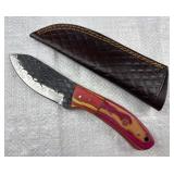 Handmade Steel Fixed Blade Knife w/ Sheath