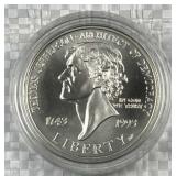 1993 Silver Thomas Jefferson Dollar 90% Uncirc.