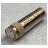 1957-P BU Lincoln Wheat Cent Roll