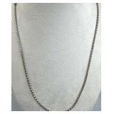 925 Silver Italy Vintage Popcorn Chain Necklace