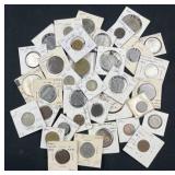 Carded World Coins Assortment w/ Silver
