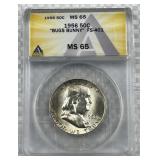 1956 Franklin Half - Bugs Bunny ANACS MS65