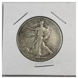 1935 Walking Liberty Silver Half Dollar, US 90%