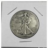 1936 Walking Liberty Silver Half Dollar, US 90%