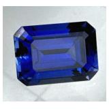 11 Carat Lab Blue Sapphire Gemstone
