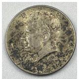 1964 JFK 90% Silver Half Dollar, US 50c Coin