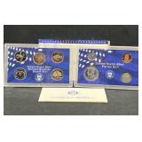 1999 & 2000 US Proof Coin Sets