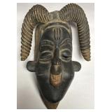 Vintage Hand-Carved African Tribal Mask