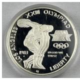 1983 Silver Proof 90% Dollar, LA Olympics