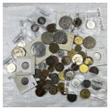 Bag of Mixed World Coins Including US