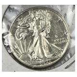 1943 Walking Liberty Silver Half Dollar, Quality