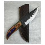 Handmade Steel Fixed Blade Knife w/ Sheath
