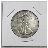1946-D Walking Liberty Silver Half Dollar, US 90%