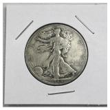 1944-D Walking Liberty Silver Half Dollar, US 90%