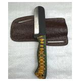 Handmade Steel Fixed Blade Knife w/ Sheath