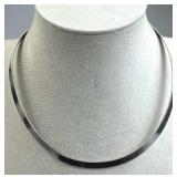 925 Silver Taxco Collar Choker Necklace