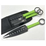 Set of (3) Z-Hunter Throwing Knives, 440 Stainless