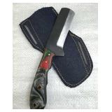 Handmade Steel Fixed Blade Knife w/ Sheath