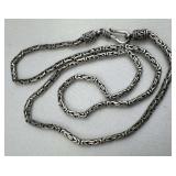 925 Silver Byzantine Chain Necklace