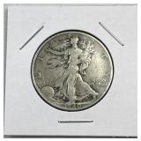 1940 Walking Liberty Silver Half Dollar, US 90%
