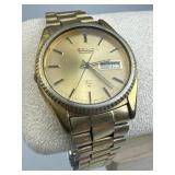 Vintage Seiko SQ Quartz Day-Date Watch AS IS