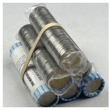 (6) Rolls BU Modern Buffalo & Monticello Nickels