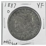 1887-O Morgan Silver Dollar, US $1 Coin 90%