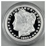 1oz Silver .999 Morgan Dollar Style Round