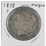 1878-S Morgan Silver Dollar, US $1 Coin