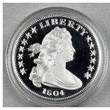 1oz Silver .999 Bust Dollar Style Round
