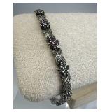 925 Silver Ross Simons XO Ruby Sapphire Emerald Br