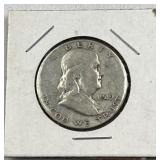 1949 Franklin Silver Half Dollar, US 90%