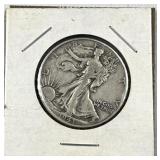 1943 Walking Liberty Silver Half Dollar, US 90%