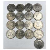 (17) 1976 Bicentennial Ike Dollars, Quality Cond.