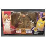 2004 Yoa Ming/Shaq Mcfarlane Action Figures w/ sta